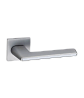 Ручки стандарт АКЦИЯ Ручка дверная PALIDORE SLIM на квадратном основании A-529 SILVER матовый хром 